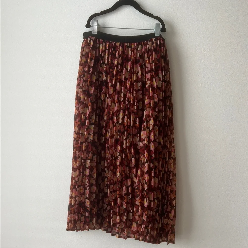Sanctuary Floral Maxi Skirt - Red and Pink - Picture 3 of 4